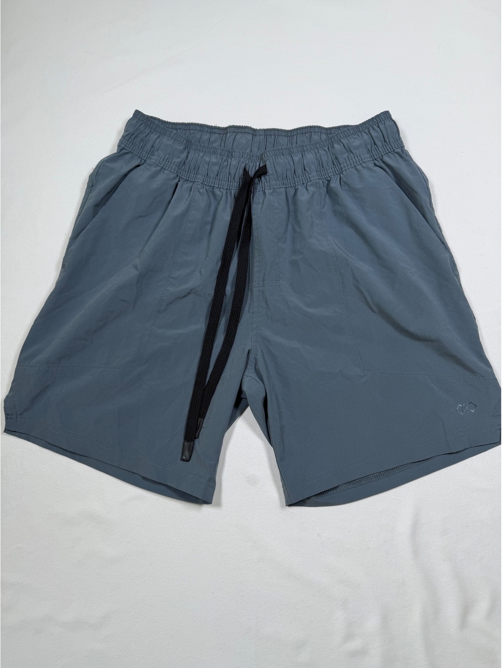 LEG3ND Men's Medium Gray Casual Athletic Shorts with Elastic Waist